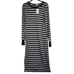 Socialite NWT Striped Long Sleeve Dress with Thumbholes Size XL
